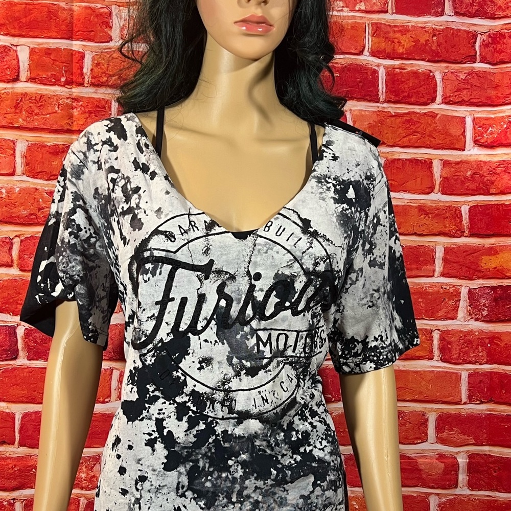 F/F  by affliction Women’s T-Shirt - Picture 5 of 10